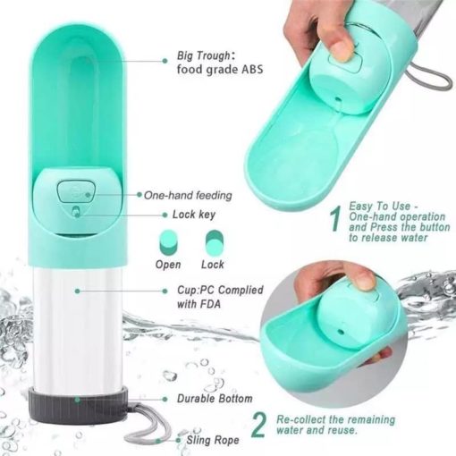 Portable Pet Dog Water Bottle With Filter - Image 4