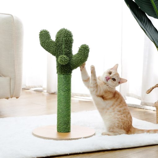 Cute Cactus Pet Cat Tree Toys - Image 2
