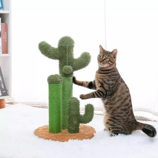 Cute Cactus Pet Cat Tree Toys - Image 3