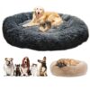 Comfy-Pet-Bed-Calming-High-Stretch-Soft-Faux-Fur