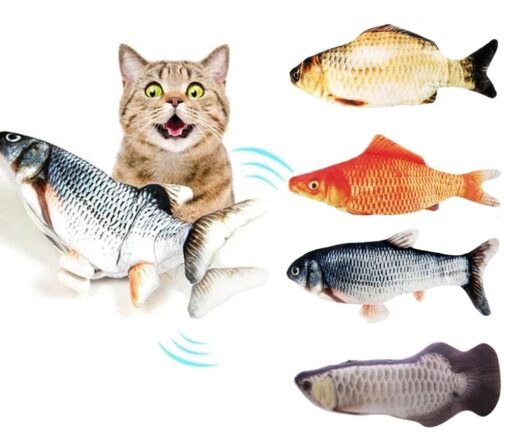 Electric-Moving-Cat-Kicker-Fish-Toy