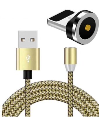 Magnetic-USB-Cable-Gold-iPhone-plug