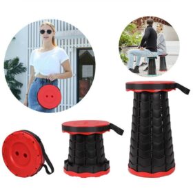 Retractable Portable Folding Telescopic Stool 1