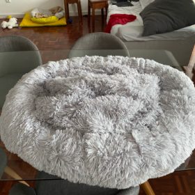 Comfy Pet Bed Calming High Stretch Soft Faux Fur For Dogs Cats photo review