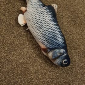 Electric Moving Cat Kicker Fish Toy With USB Charging photo review