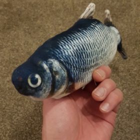 Electric Moving Cat Kicker Fish Toy With USB Charging photo review