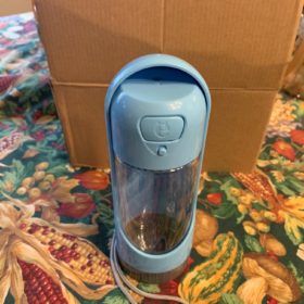 Portable Pet Dog Water Bottle With Filter photo review