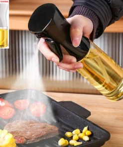 200ml 300ml Oil Spray Bottle Kitchen BBQ Cooking Olive Oil Dispenser Camping Baking Empty Vinegar Soy