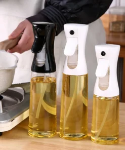 200ml 300ml Oil Spray Bottle Kitchen BBQ Cooking Olive Oil Dispenser Camping Baking Empty Vinegar Soy 3