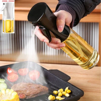 200ml 300ml Oil Spray Bottle Kitchen BBQ Cooking Olive Oil Dispenser Camping Baking Empty Vinegar Soy