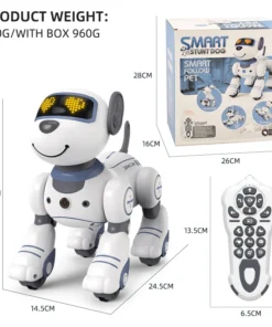 Funny RC Robot Electronic Dog Stunt Dog Voice Command Programmable Touch sense Music Song Robot Dog 5