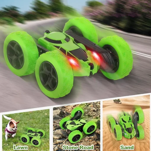 RC Stunt Car - Double Sided Flip, 360 Degree Rotation, Off-Road Fun - Image 2