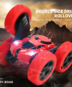RC Stunt Car Children Double Sided Flip 2 4Ghz Remote Control Car 360 Degree Rotation Off 3