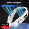 Rechargeable USB Neck Fan – Hands-Free Wearable Personal Cooling Fan, Portable Battery-Operated Bladeless Neck Fan for Indoor & Outdoor Use