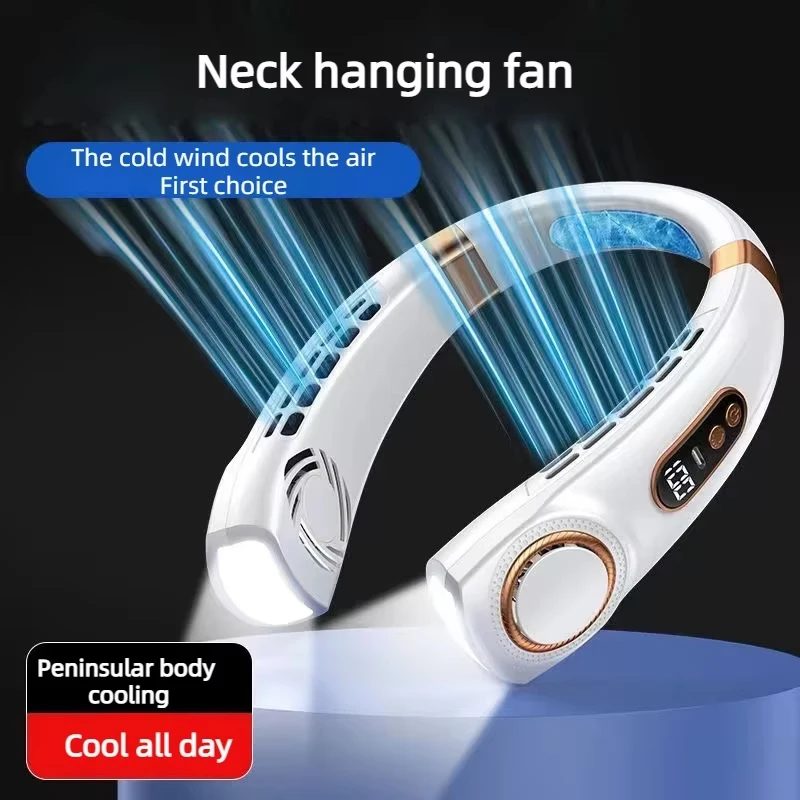 Rechargeable USB Neck Fan – Hands-Free Wearable Personal Cooling Fan, Portable Battery-Operated Bladeless Neck Fan for Indoor & Outdoor Use 1 Rechargeable USB Neck Fan – Hands-Free Wearable Personal Cooling Fan, Portable Battery-Operated Bladeless Neck Fan for Indoor & Outdoor Use